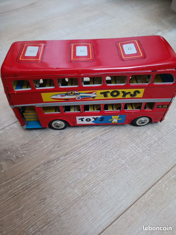 SURENHAP Bus jouet Jouet éducatif de voiture de lumière de musique d'autobus électronique pour le modèle de jouets talkie-walkie