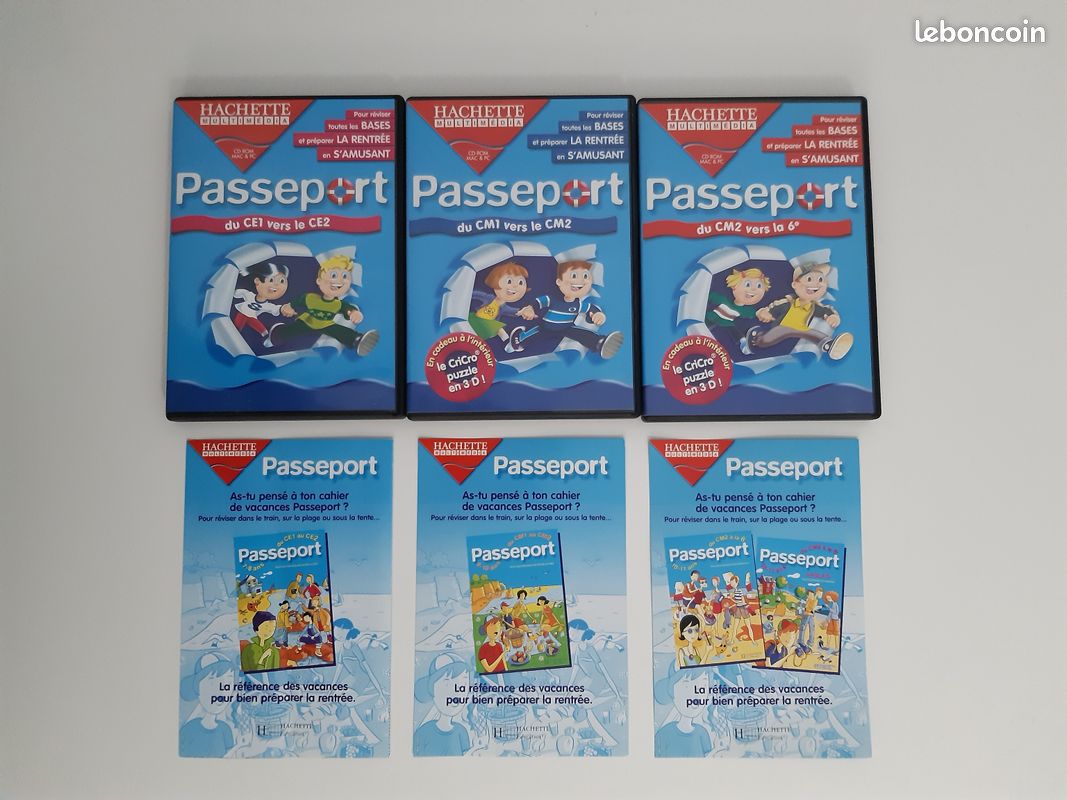 Jeu PC Passeport Du CM2 Vers La 6ème – Nathan – Éducatif – Comme Neuf