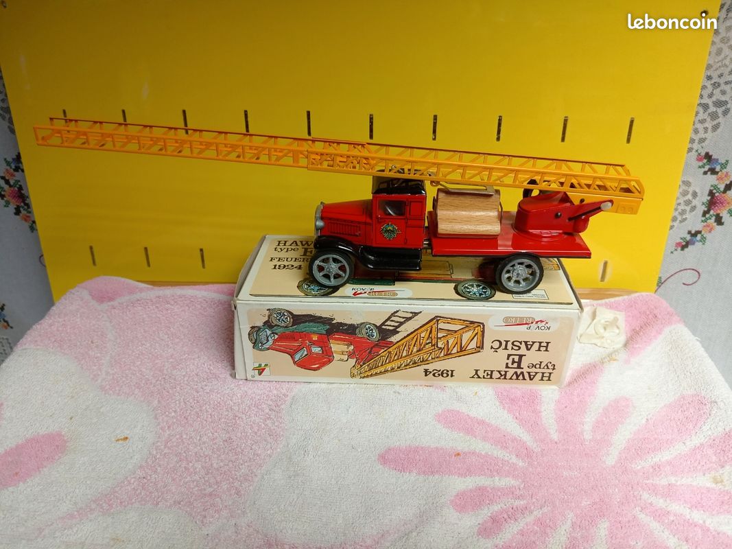 Camion De Pompier Ancien Josca Belgium - Jouet Vintage