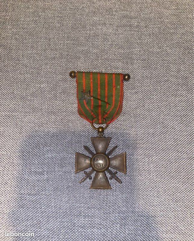 Médaille Originale Française WW1 1914 'Gloire Aux Alliés' - Occasion
