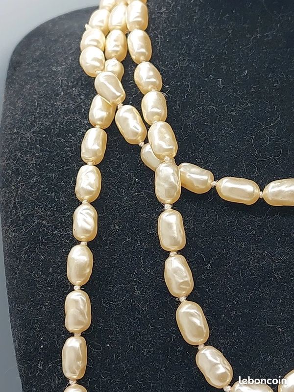 Collier Sautoir Perles Et Amazonite