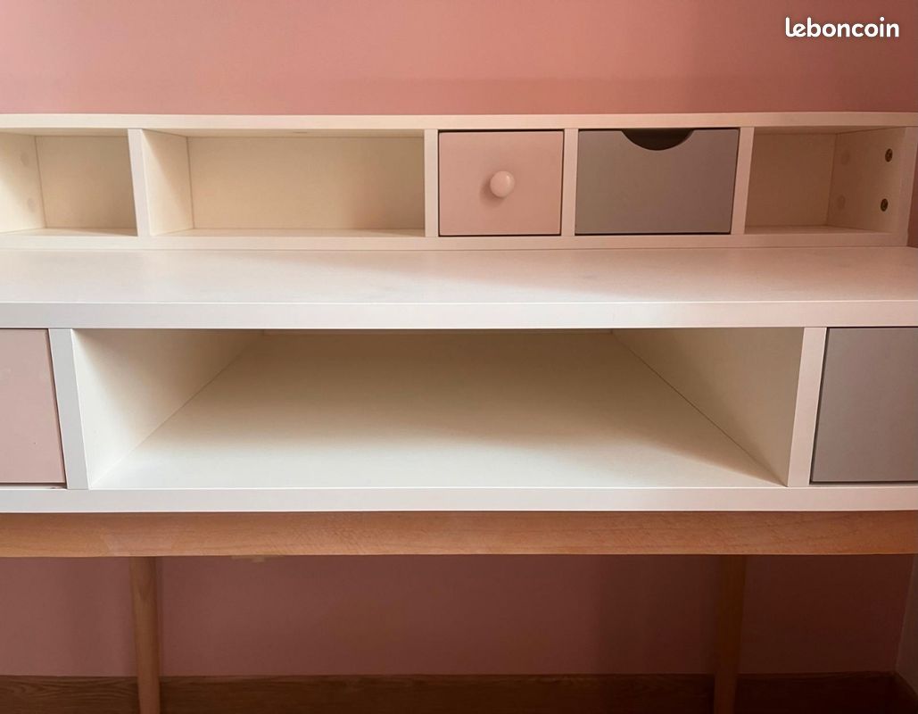Bureau vintage blanc blush (image 3)