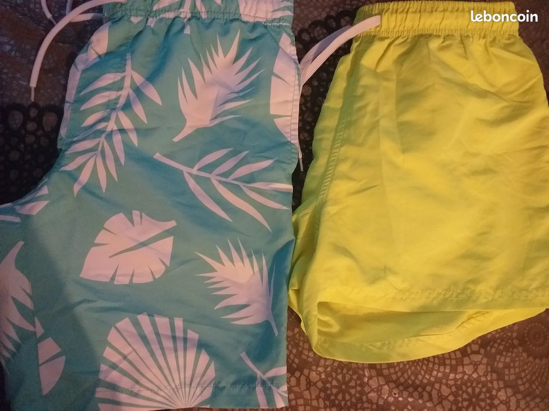 Lot short de bain homme taille M( forever 21 men) (image 1)