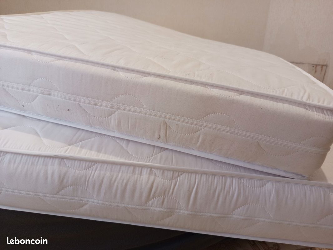 Lot de 2 matelas 80/200cm (image 2)