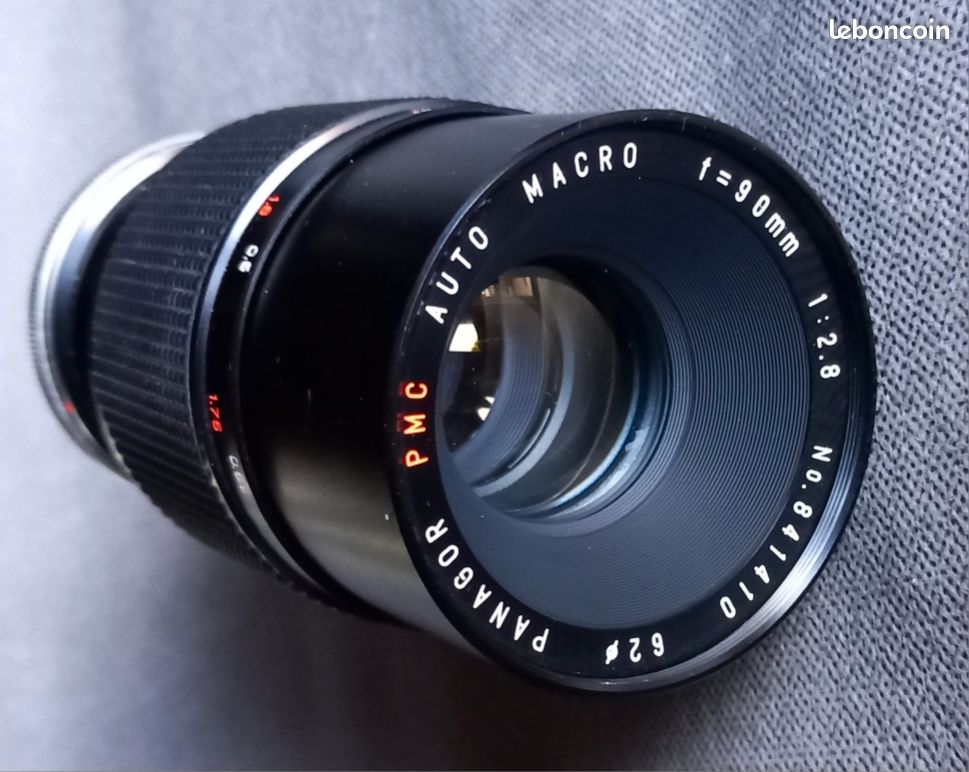 Objectif PANAGOR PMC AUTO TELE 135mm f2.8 - monture Minolta comme neuf fabriqué