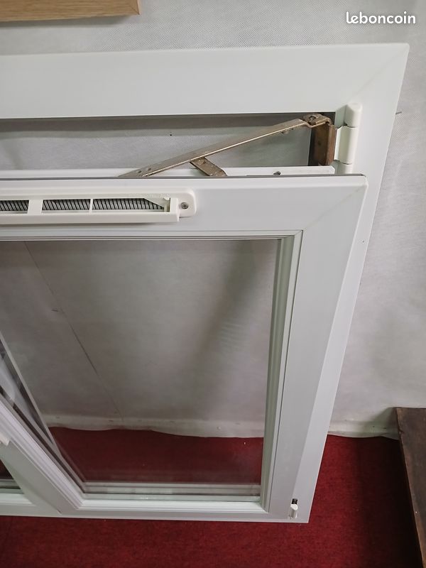 Fenêtre OB pvc blanc 2 vantaux dormant réno (image 3)