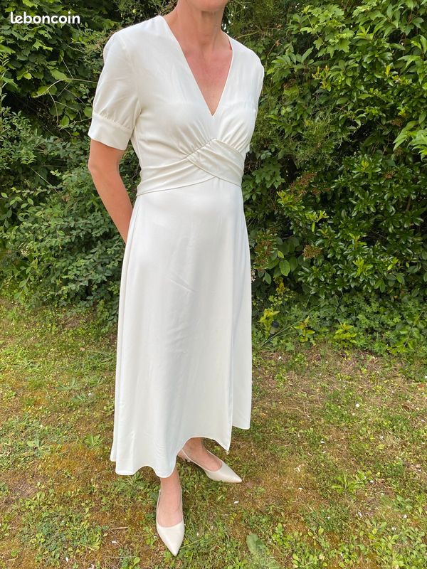 Zapa Robe Blanche Officielle Zapa Robes Zapa Soldes Robe