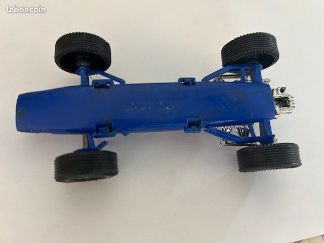Jouet Vintage Blue Box Années 70 - Voiture Formule 1 Super Racer Mécanique - État Comme Neuf