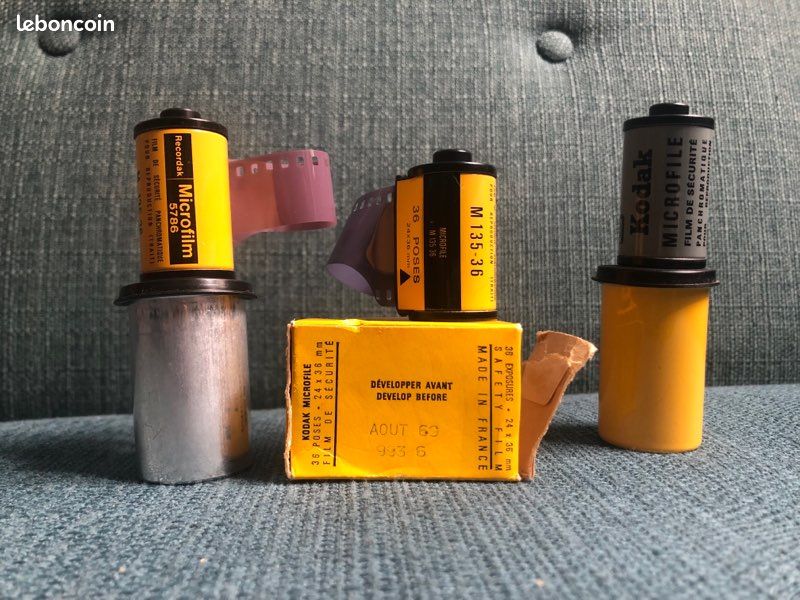 Film KODAK DUPLICATING 135 - 35mm - 30,5 Mètres - Périmé (Collection)