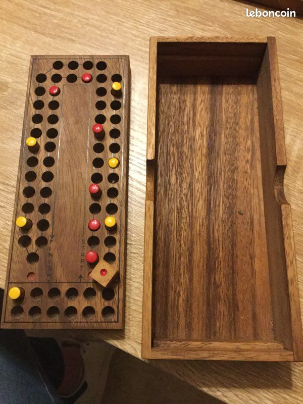 Jeux en bois SIRIDA BISNESS - Jeux Thaïlandais de Course de petits chevaux (pour 2 joueurs) (image 1)