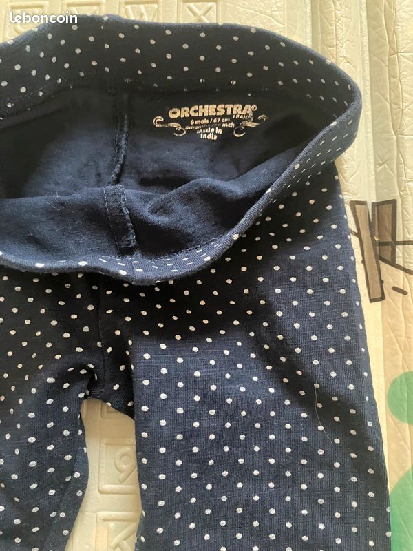 Vend legging Orchestra taille 6 mois (image 2)
