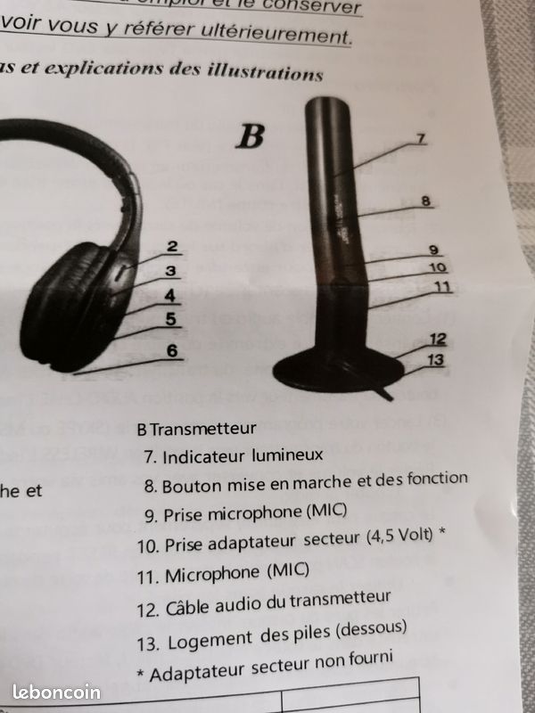 Casque pour ordinateur plus colonne (image 4)