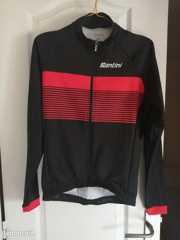 Maillot cycliste Team Saunier Duval Santini Manche Longue Jersey Vintage - S