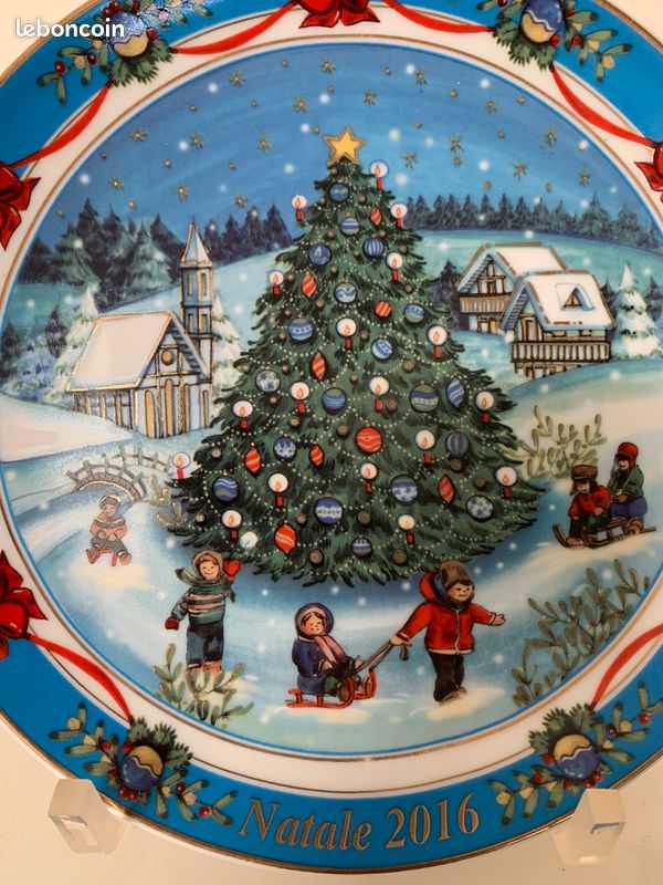 Assiette décorative Kramer - R. Sarti I colori del Natale 2016 (image 2)