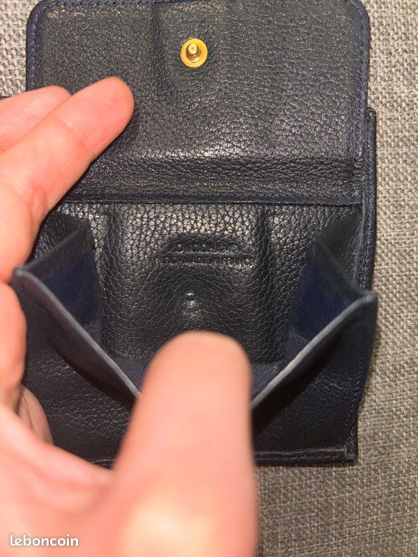 Porte-monnaie Longchamp bleu marine (image 6)