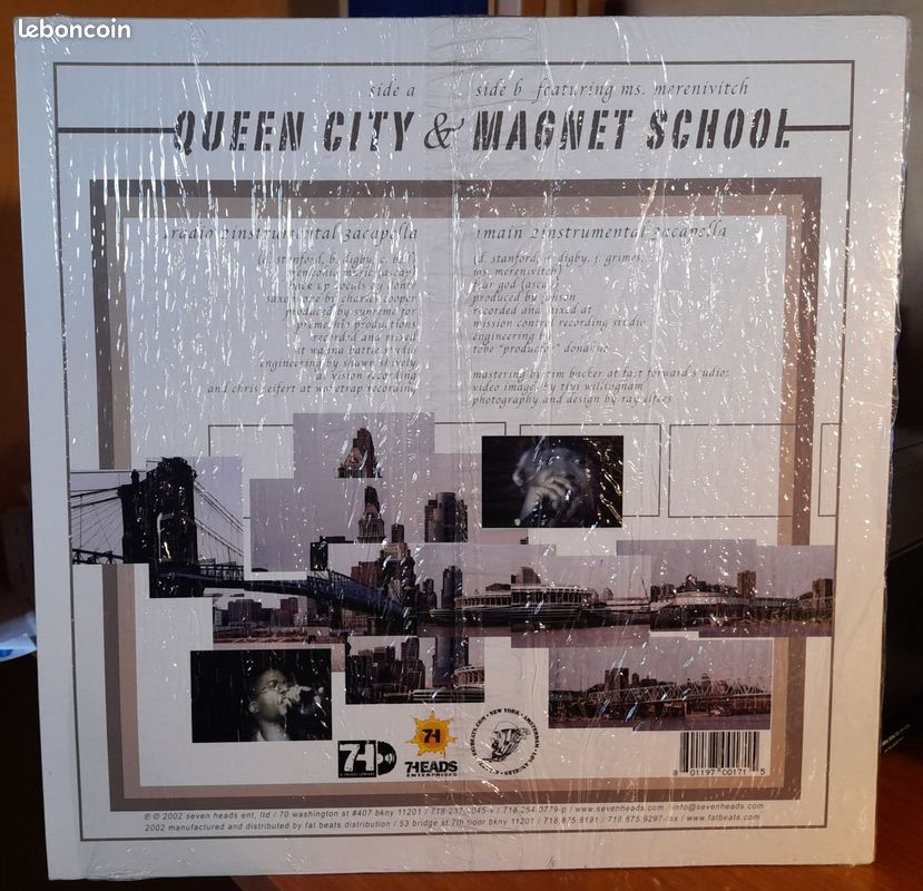Piakhan & Bj - Queen City & Magnet School Vinyle Maxi 33t (image 2)