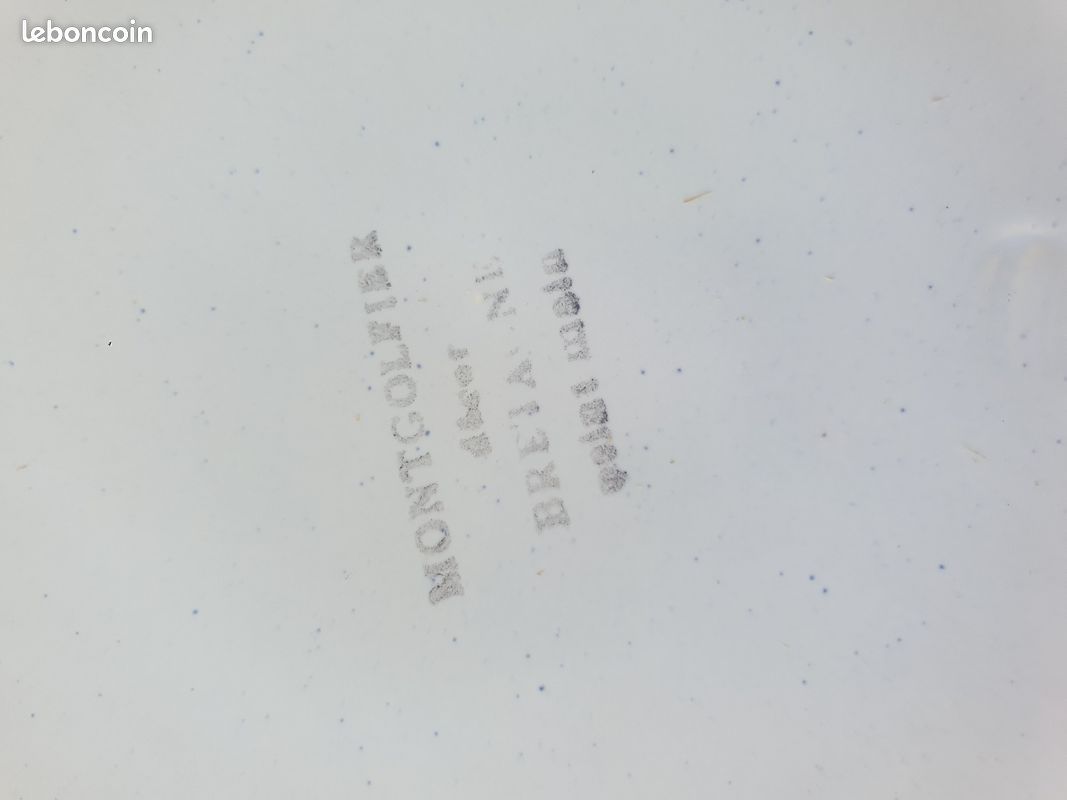 7 Assiettes porcelaine (image 2)