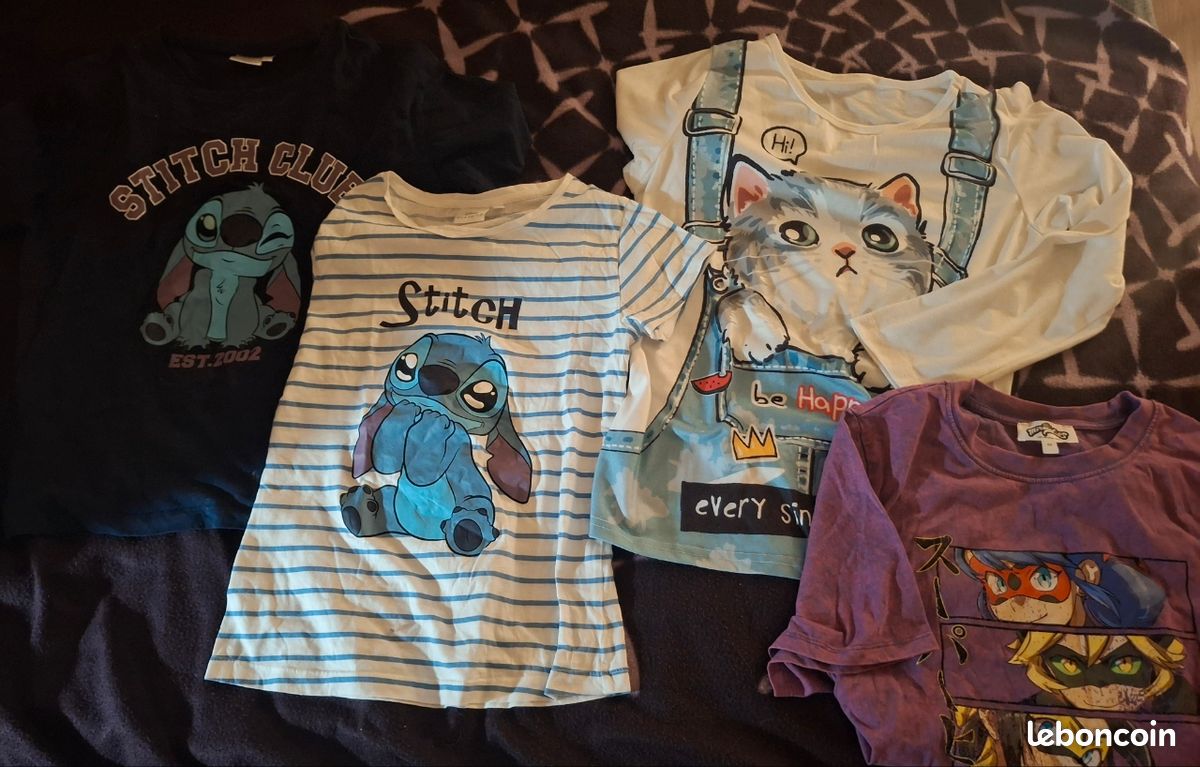 Lot De Vêtements Fille Taille 12 Ans - Toutes Saisons - Très Bon état