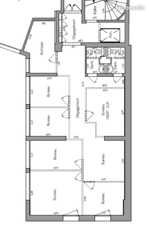 Bureaux 104 m² (image 11)