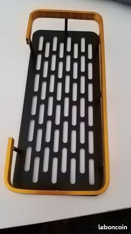 Étagère de salle de bain en aluminium, 30x12x5 cm, sans perçage, 3 pièces (image 5)