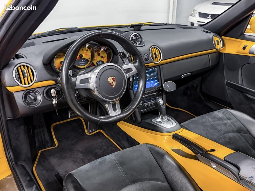 Porsche Boxster 987 2.9 PDK 255 ch Sport Chrono + Yellow speed + Sportdesign (image 11)