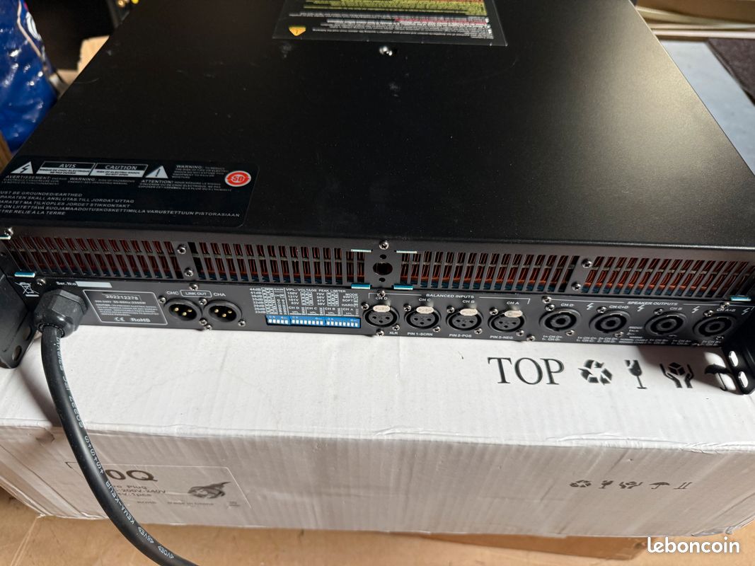 4 Amplis de puissance FP10K 4 x 2.100 W sur 4 Ohms, état neuf (image 18)