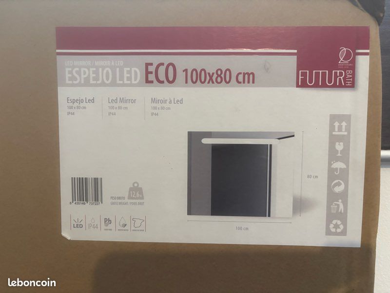 Miroir LED Sdb (image 1)