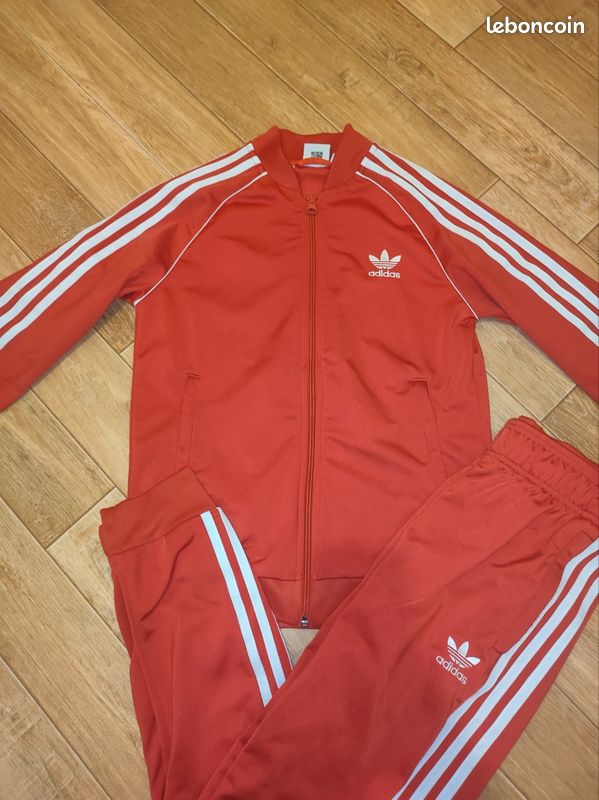 Veste Adidas Survetement Adidas Orange Bebe Ensemble De