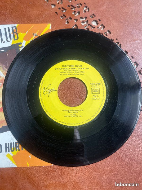 Culture Club, Do, You really Want to Hurt Me 45 tour (image 3)
