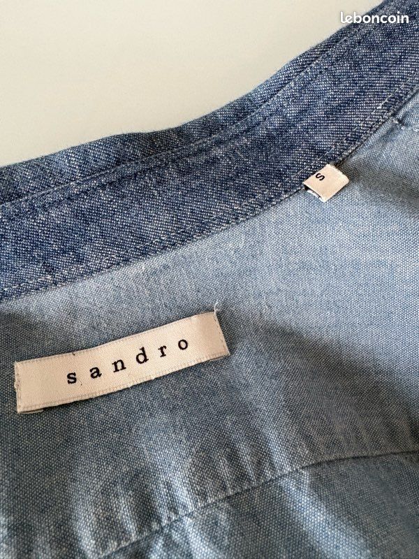 Chemise en jean - Sandro - Taille S (image 8)