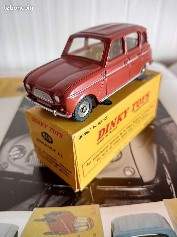 Dinky Toys France – Renault 4, Réf. 518, Avec Sa Boîte – Miniature Occasion Collection