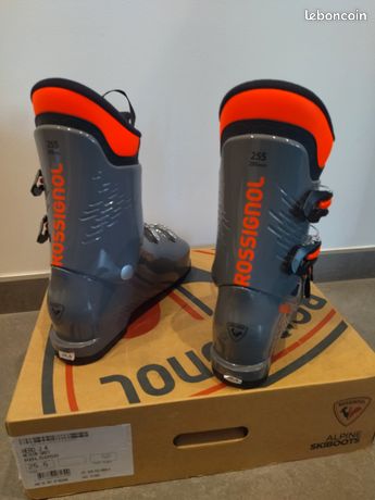 Bottes De Ski Rossignol Hero J4 2021, Taille 235/275 Mm, Blanc, Débutant