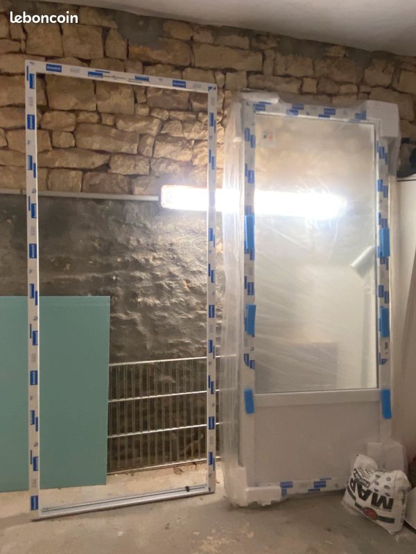 Porte vitrée double vitrage PVC (image 2)