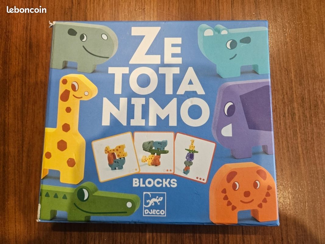 DJECO - Ze Totanimo : Le Super Jeu D'Équilibre Et De Construction En Bois Pour Enfants