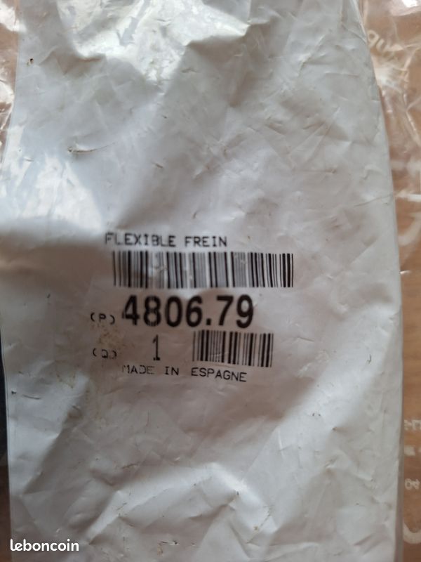 2 Flexibles de frein avant pour Peugeot 406 (image 3)