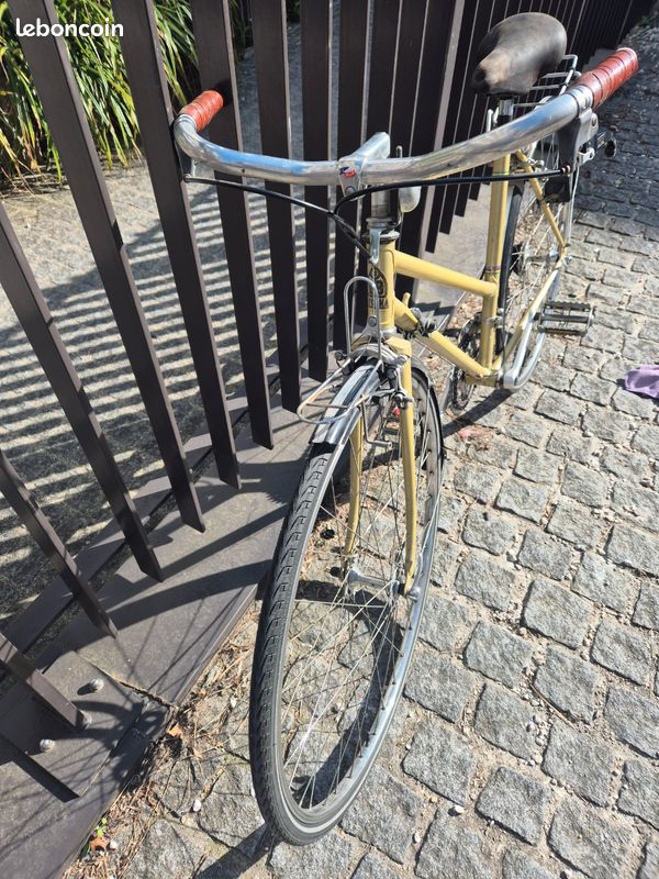 HYGINA Vélo De Course Vintage NOS – Bleu Acier, Taille Course