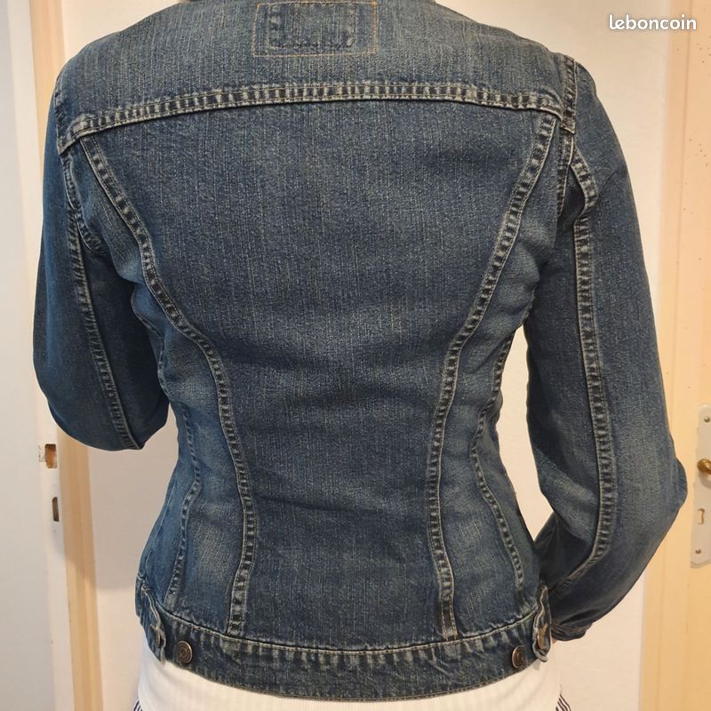 Blouson fille femme jeans t.38 (image 6)