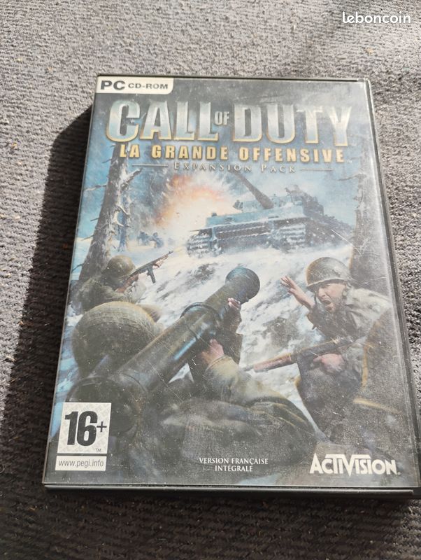 Call Of Duty : La Grande Offensive - Pack D'extension PC FR - Avec Notice - Bon état