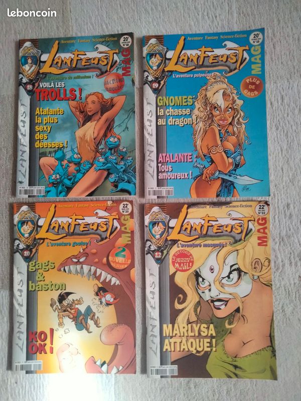 BD Lanfeust mag 2000 de n°18 à n°22 (image 1)