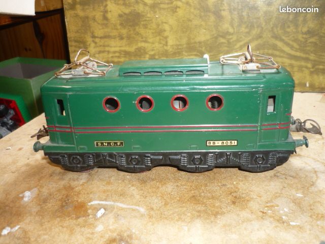 Train Hornby Meccano échelle O - Locomotive Vapeur Mécanique Années 50 - Angleterre - Pour Pièces