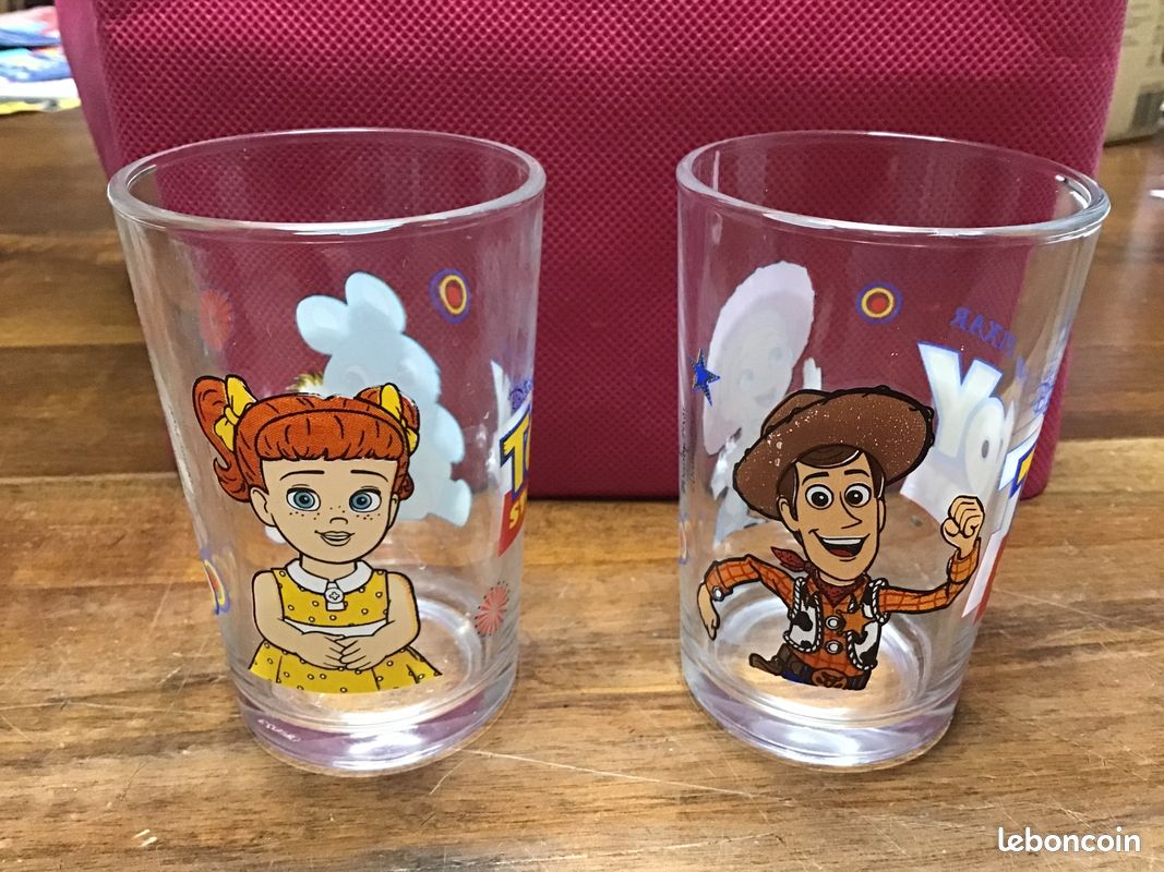 Verre à Moutarde Amora Toy Story - Verre à Boire Transparent, édition Limitée, Occasion