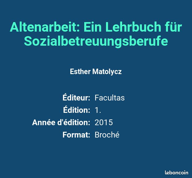 Altenarbeit: Ein Lehrbuch für Sozialbetreuungsberufe - Esther Matolycz (image 2)