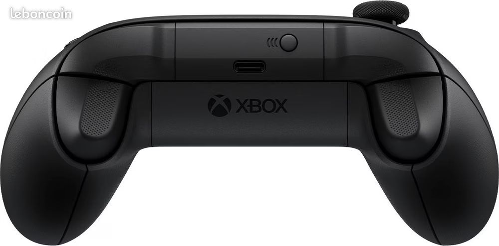 Manette xbox séries noir avec adaptateur sans fils usb pc et batterie rechargeable (image 3)