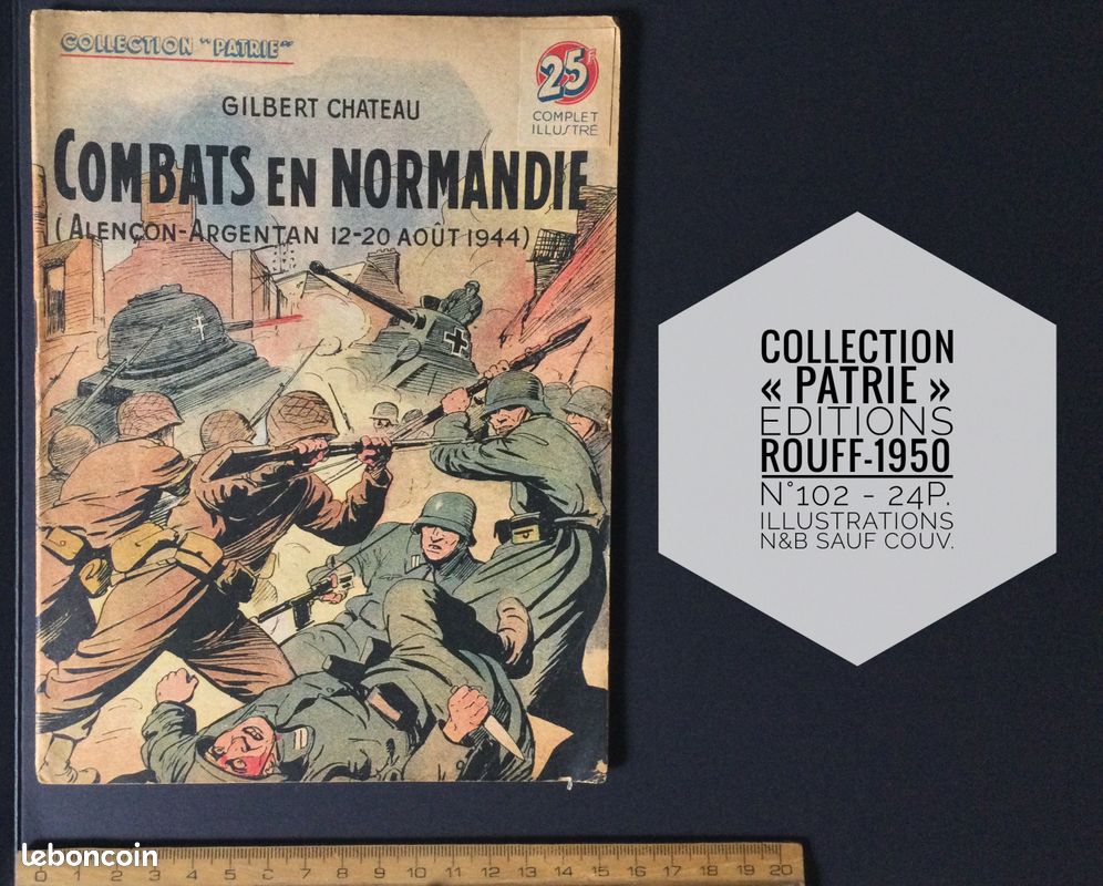 Collection Patrie/n°102/1950. Combats en Normandie (image 1)