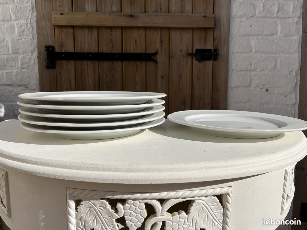 6 Assiettes en porcelaine de Limoges (image 2)