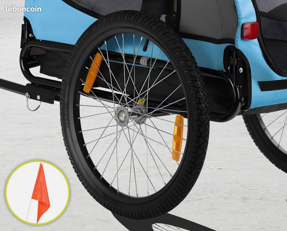Remorque Velo Pour Chien (animaux) - Neuf – Livraison gratuite ⭐ ⭐ ⭐ (image 3)
