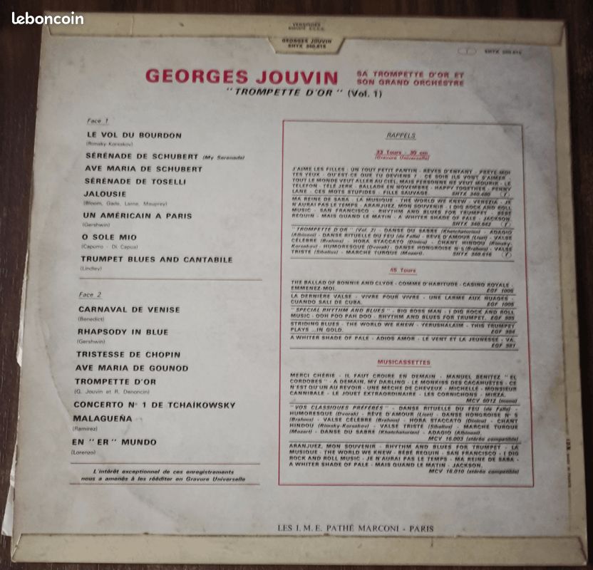 Lot de 10 vinyles Acker Bilk - Jouvin - andré - Michel - Manitas de platas - Dessary - Montreux - Rossi (image 12)