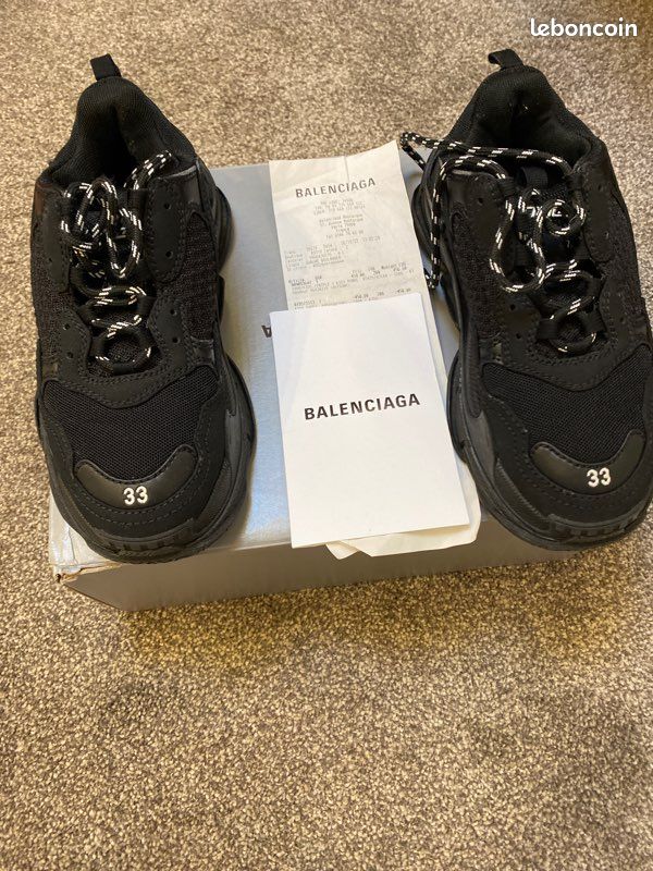 Baskets, Balenciaga, enfants, taille 33 Chaussures