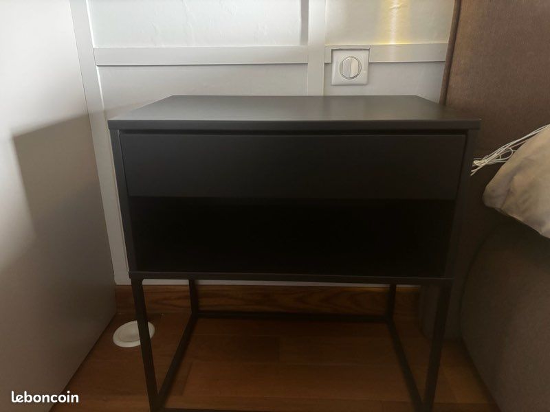 Tables de chevet noires * 2 (image 2)