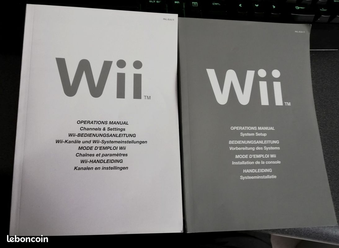 Lot 2 Notices console Wii Nintendo (image 1)